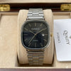 Casio Oval Silver Black