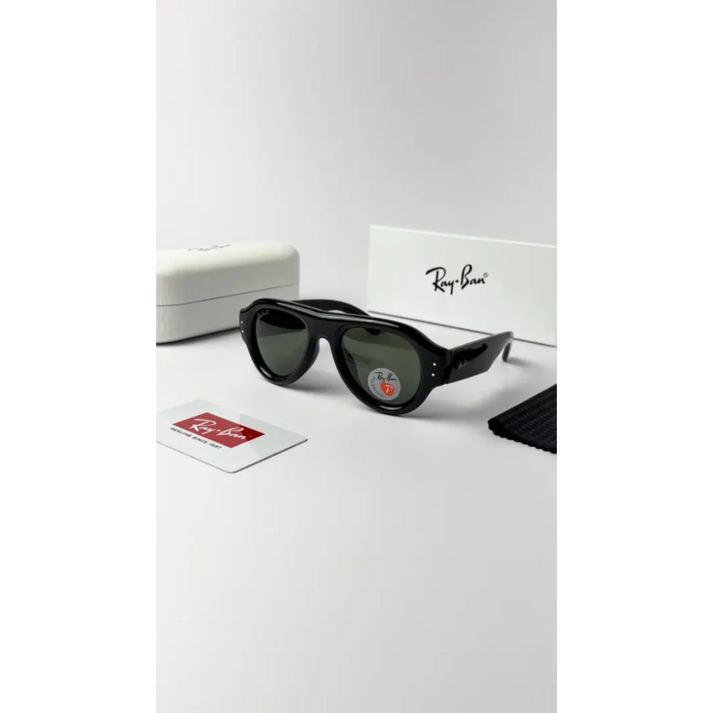REY BAN BLACK GREEN 4925-52