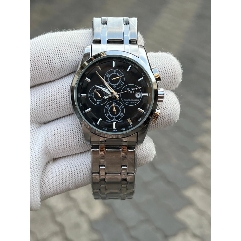 Tisso_t 1853 Couturier Silver-Black