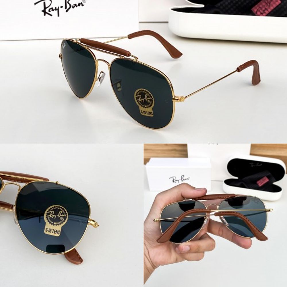 RAYBA gold black bar 3422-85
