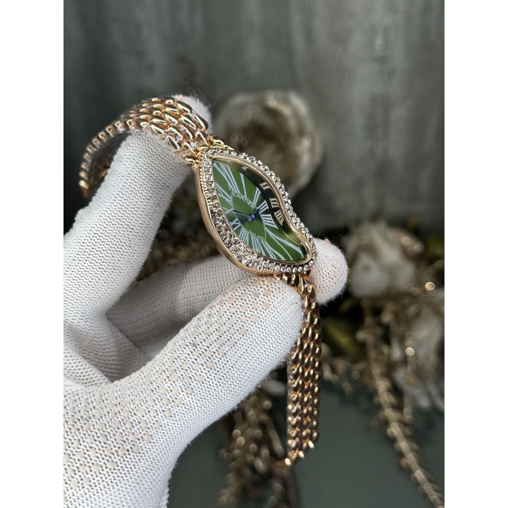 Cartie r RoseGold Green Premium Ladies Watch