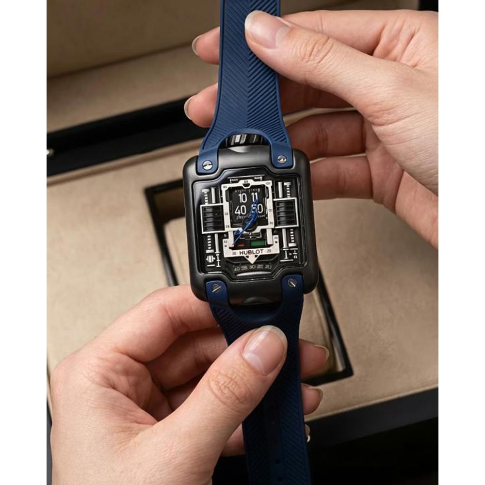 Hublot MP-10 Tourbillon Blue Black  Dial