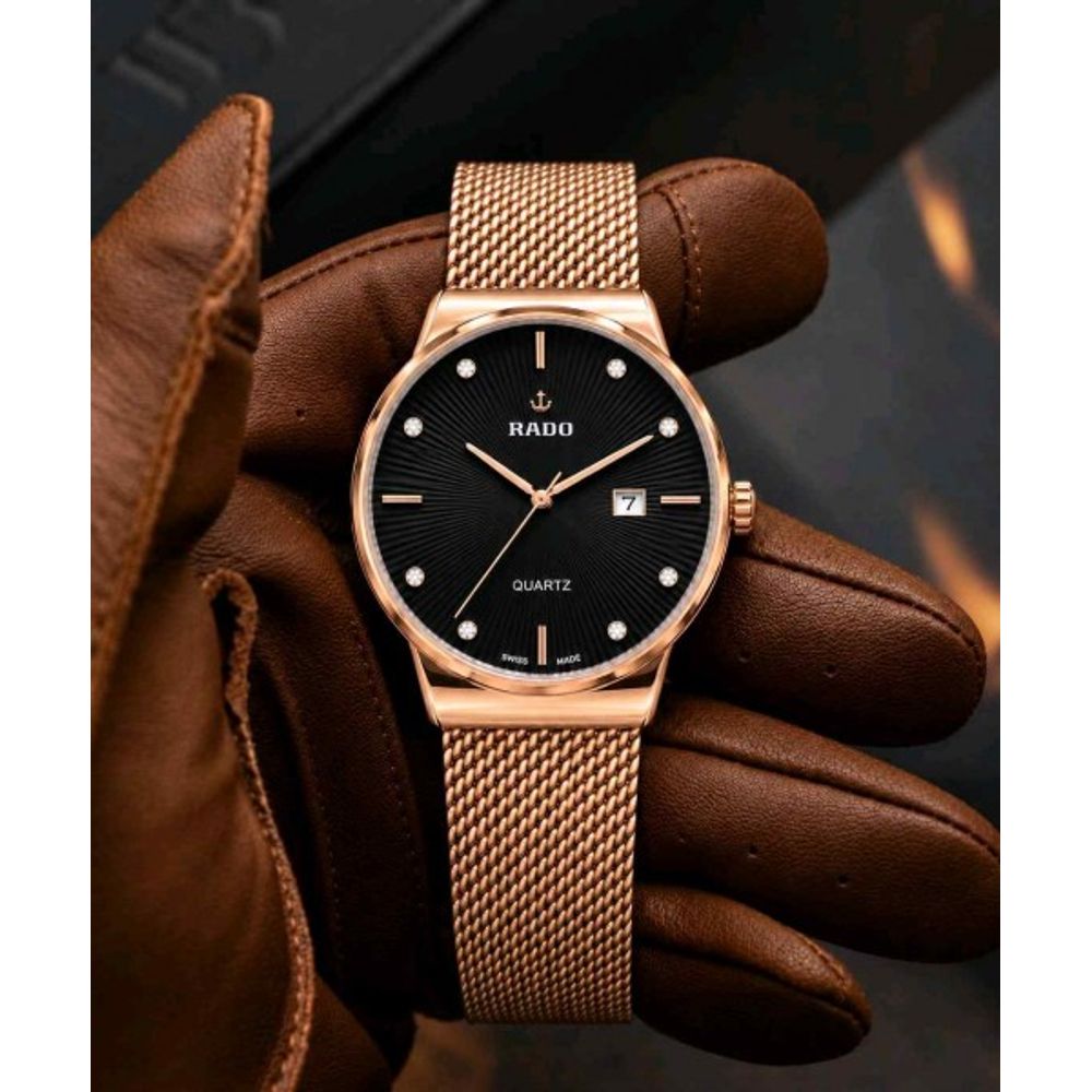 Raado classic slim Mens black copper F486