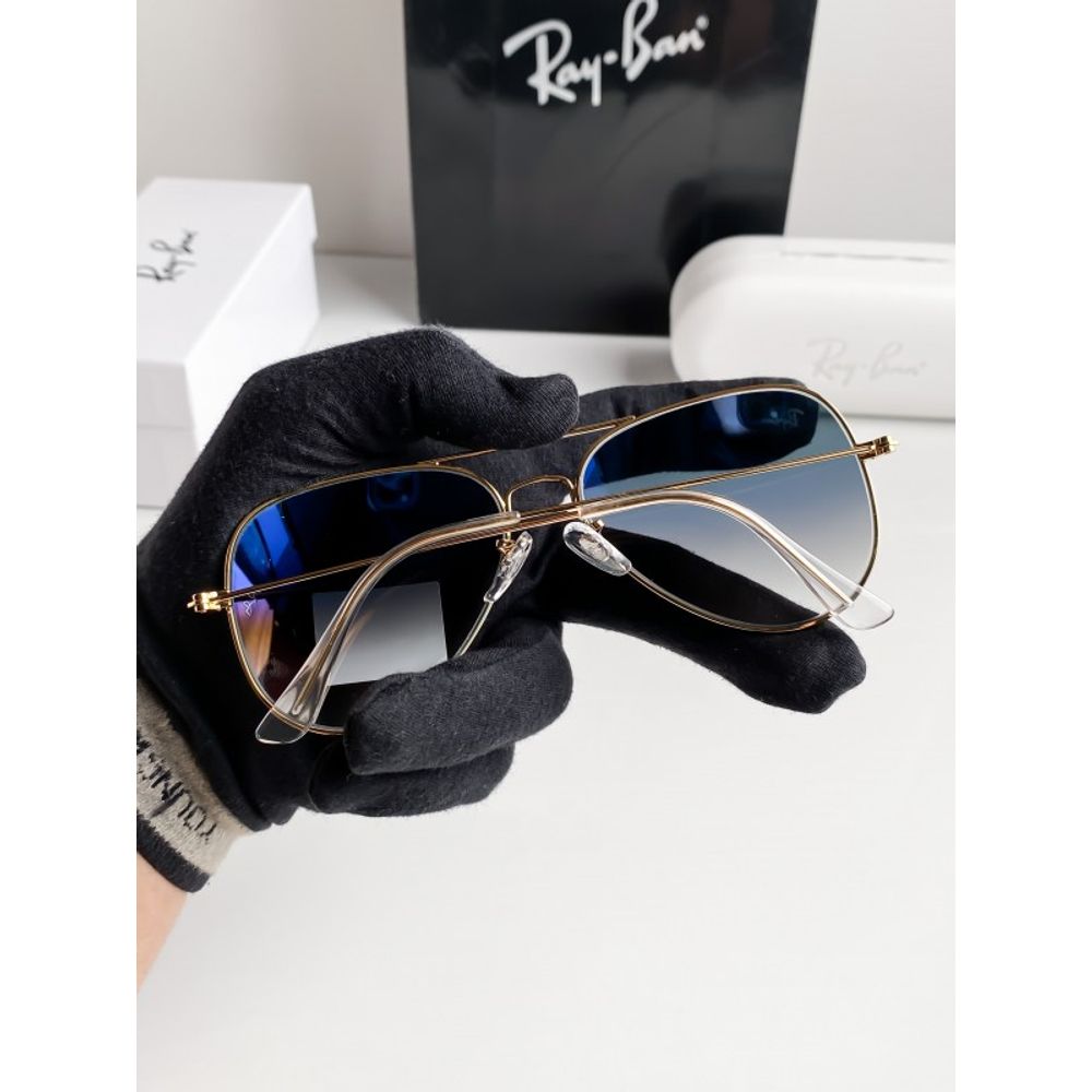 Rey ban 3026 gold blue shaded