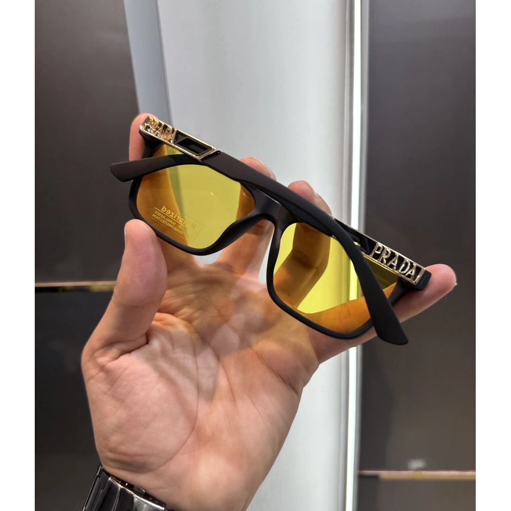 Prada Black Yellow Premium Shades 2026
