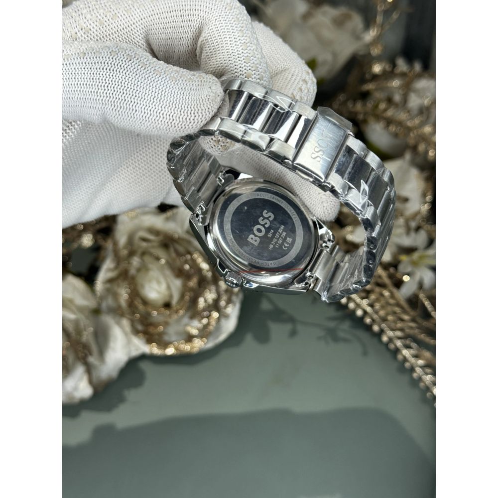 Hugo Boss Runner Red Dial Premium Quartz Watch