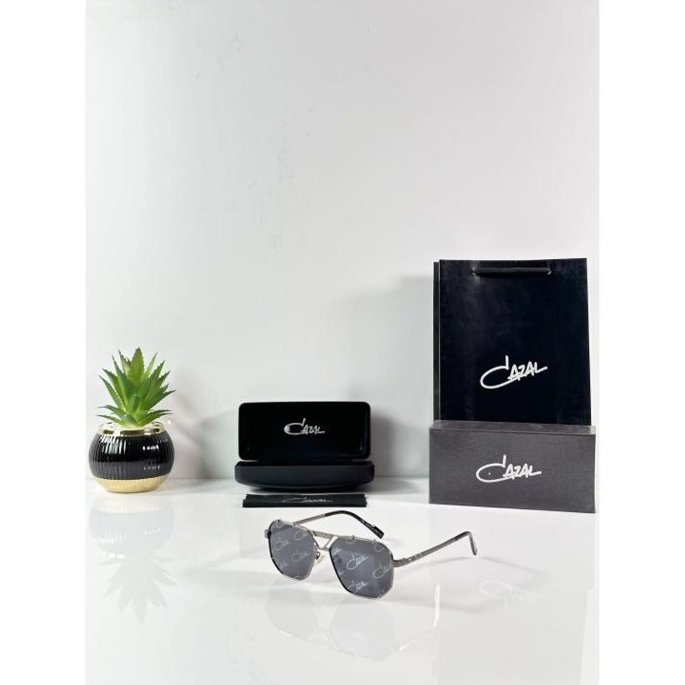 Cazal 9073 Printed Gun Black