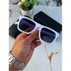 David Beckham square white black