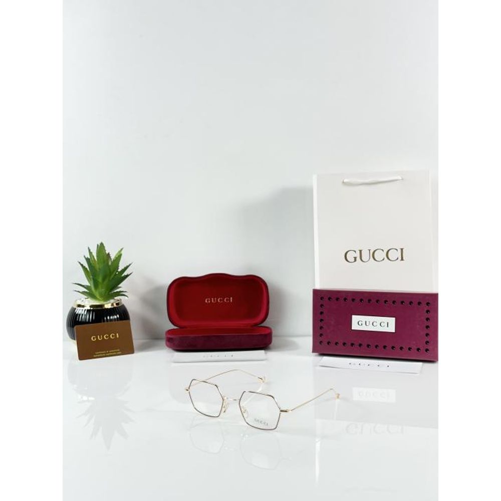 Gucc 307 Gold Frame