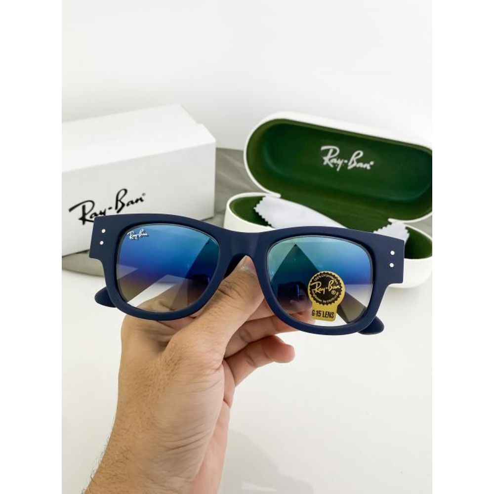 REY BAN BLACK BLUE SHADED 840