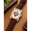 PATEK PHILIPE BARREL AUTOMATIC BROWN WHITE AT504