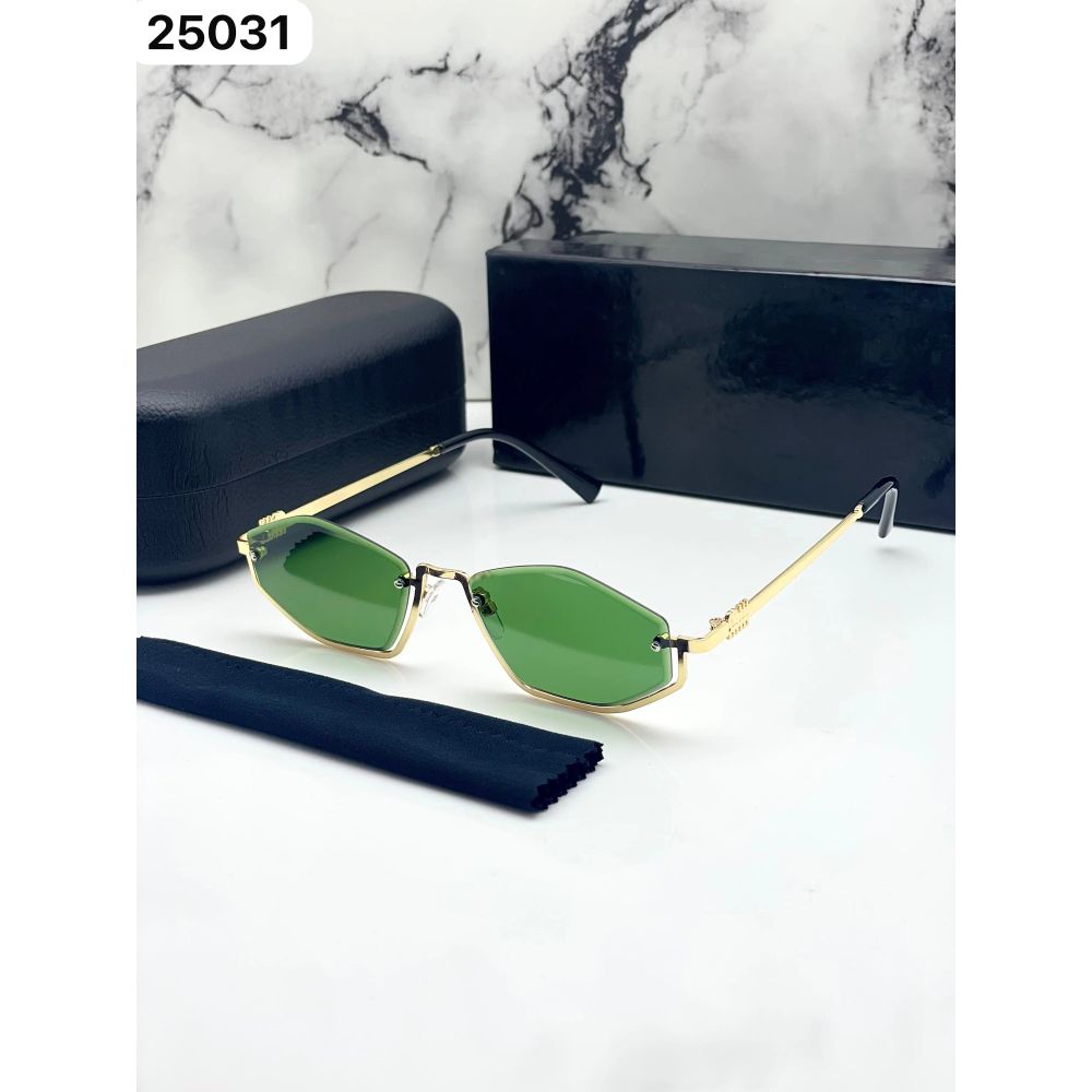 Miu Miu 25031 Gold Green
