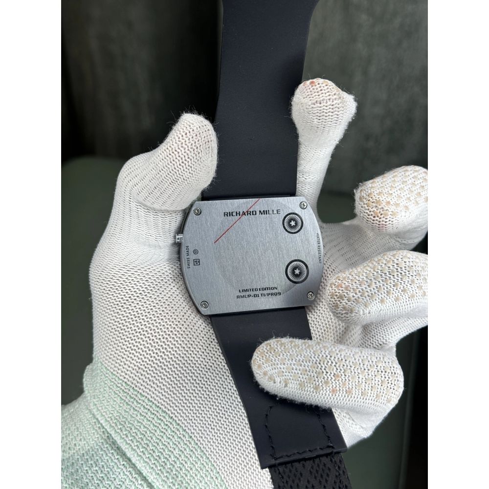 Richard Mille Ferrari Slim Silver Black Premium Watch