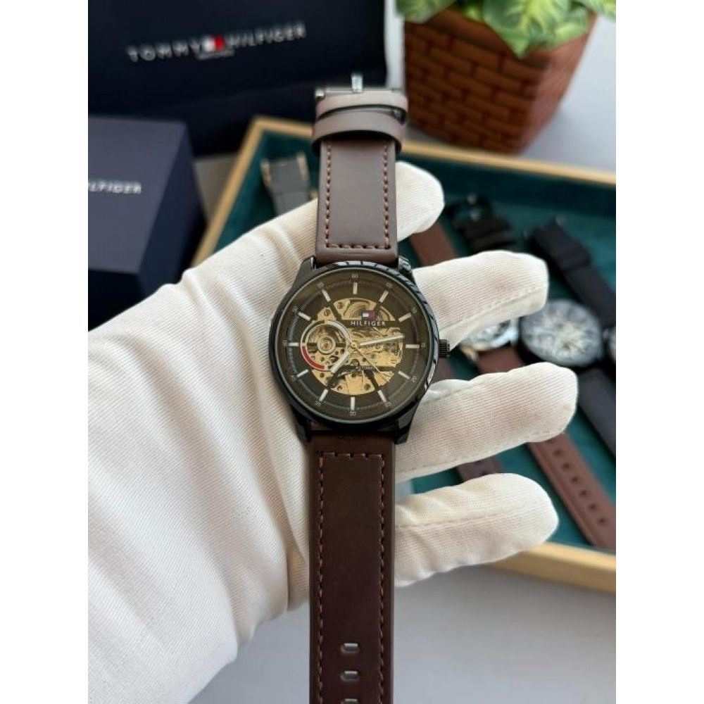 Tommy Hilfiger Automatic Leather Belt