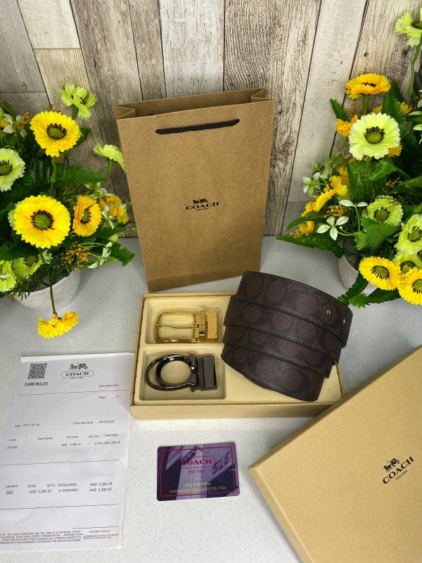 COAC_H PREMIUM BELT COMBO WID OG BOX & ACCESSORIES