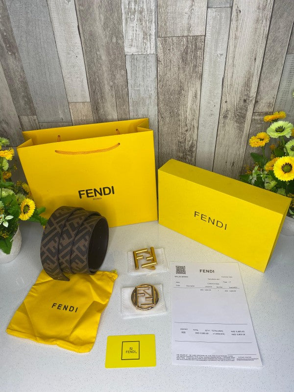 FEND_I PREMIUM BELT COMBO WID OG BOX & ACCESSORIES