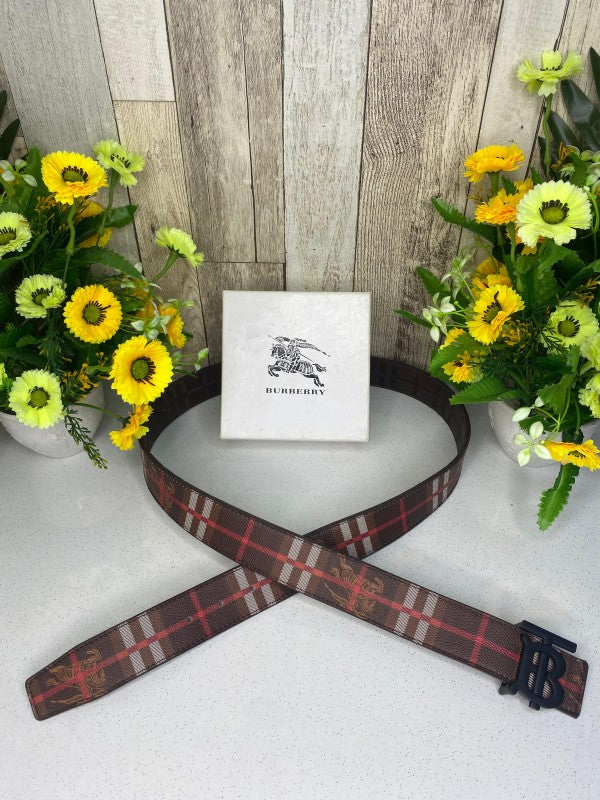 BURBER_Y BELT WID OG BOX