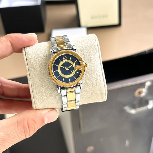 GUCC_I LADIES BLUE DAIL WATCH