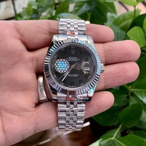 Rolex Date Just 41 Silver Wimbeldon (ZR)
