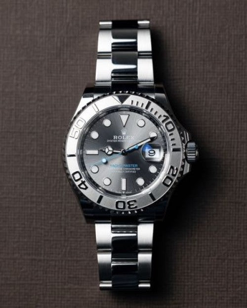 Rolexx YachtMaster Silver Grey Yz