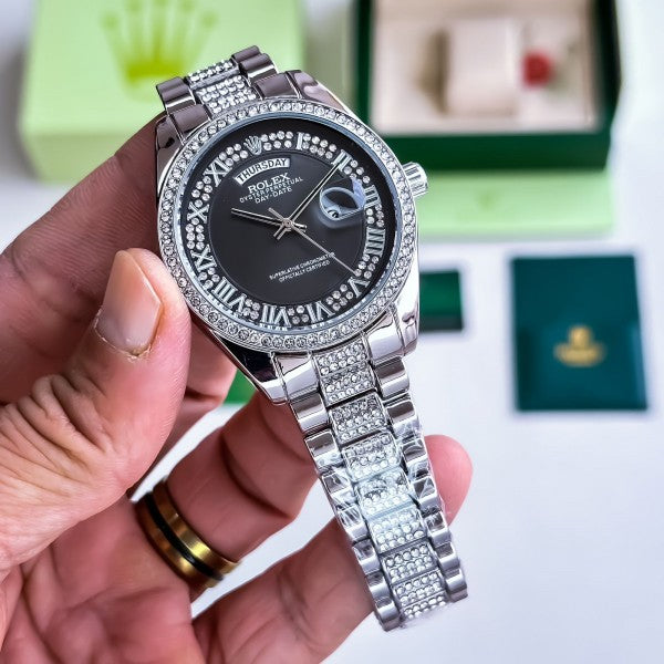 ROLE_X DAIMOND JUST DAY DATE WATCH