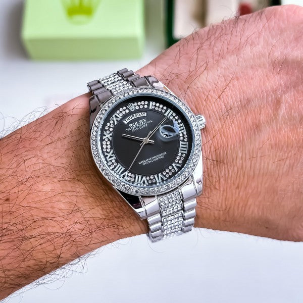 ROLE_X DAIMOND JUST DAY DATE WATCH