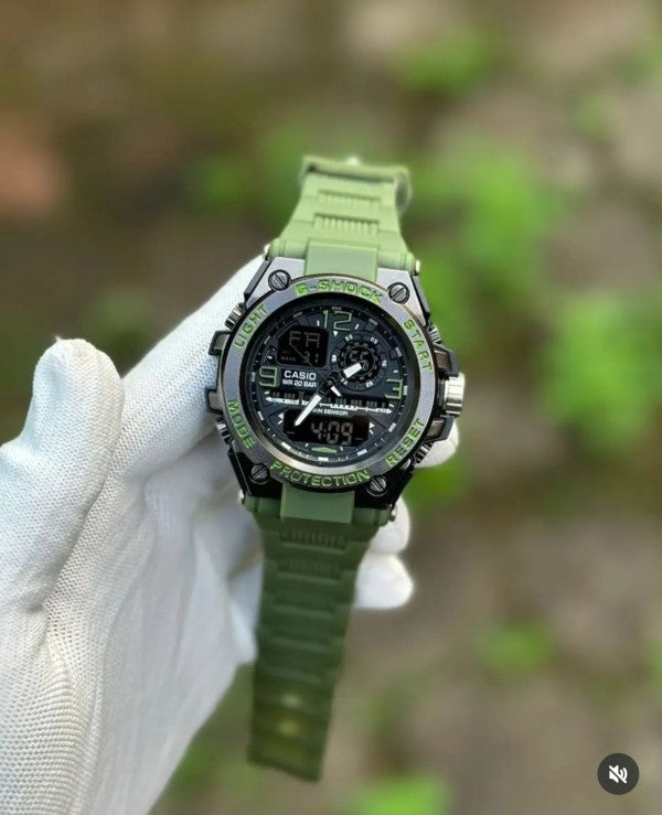 G SHOCK MENS WATCH GREEN COLOUR