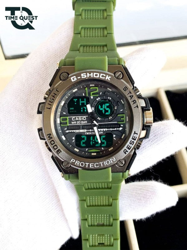 G SHOCK MENS WATCH GREEN COLOUR