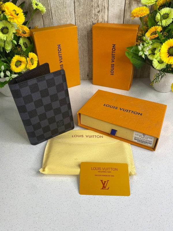 LOUIS_VUITTON FOLDING WALLET WID OG BOX DUST BAG CARD 70