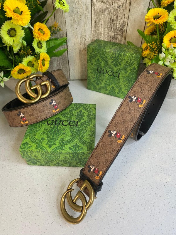 GUCC_I MICKEY MOUSE BELT WID OG BOX