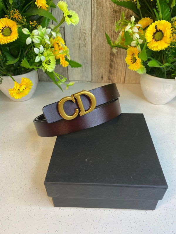 CD DIO_R LADIES BELT WID OG BOX CARD