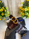 CD DIO_R LADIES BELT WID OG BOX CARD