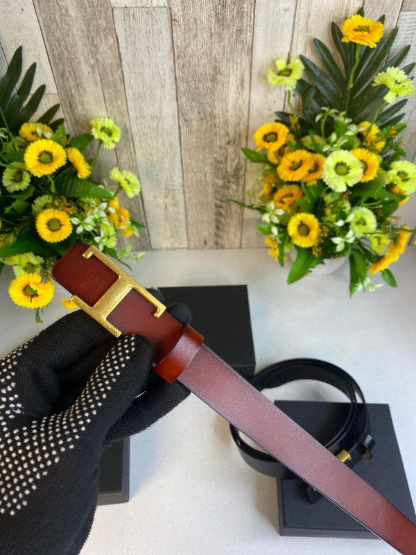 TORY_ BURCH LADIES BELT WID OG BOX CARD