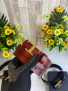 TORY_ BURCH LADIES BELT WID OG BOX CARD