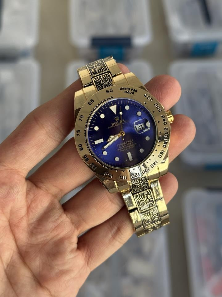 Role x Vintage Gold Blue Quartz