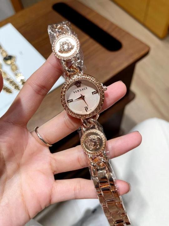 Versace Medusa Stud Icon Full Rose Gold