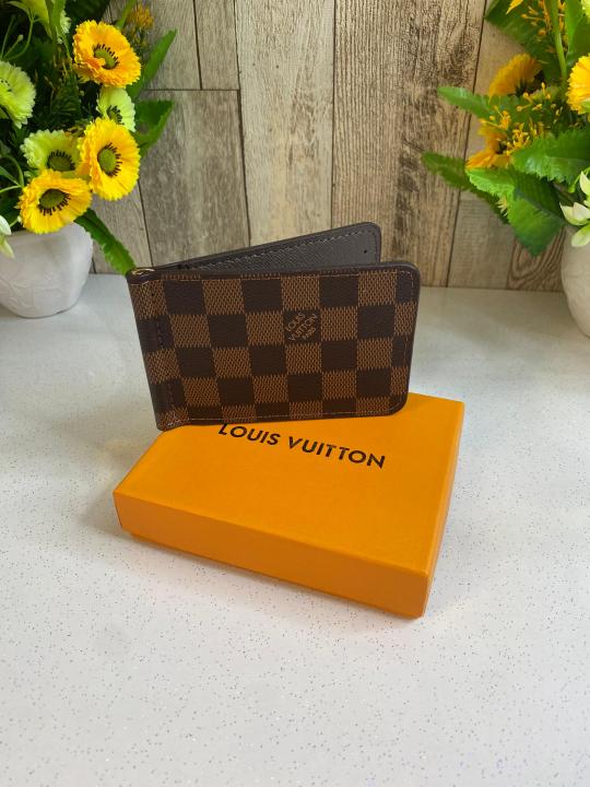 LOUIS_VUITTON MONEY CLIPPER WID OG BOX DUST BAG CARD 79
