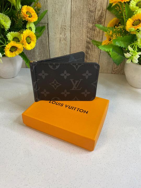 LOUIS_VUITTON MONEY CLIPPER WID OG BOX DUST BAG CARD 74