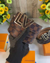 LOUIS_VUITTON CHECKS MENS BELT 158