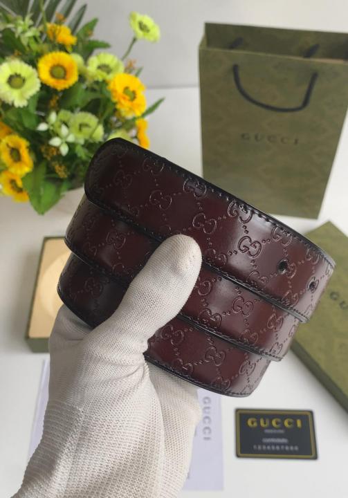 Gucc_i Premium belt combo wid og box & accessories