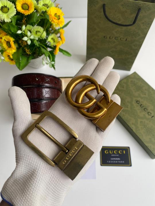 Gucc_i Premium belt combo wid og box & accessories