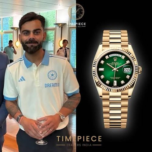 ROLE DAY DATE GOLD GREEN
