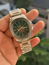 PATE_K PHILIPPE SILVER GREEN AUTOMATIC