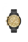 Diese_l griffed quartz stainless steel chronograph watch dz4573)