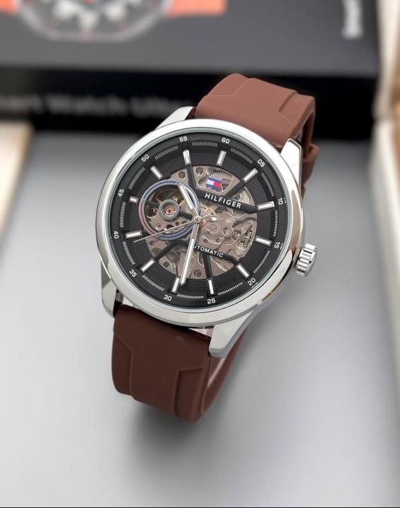 TOMMY_HILFIGER AUTOMATIC SILICON WATCH