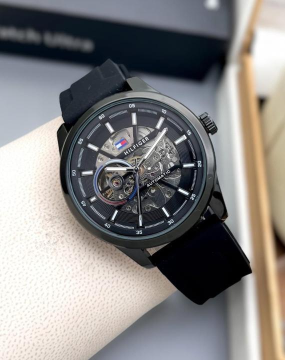 TOMMY_HILFIGER AUTOMATIC SILICON WATCH