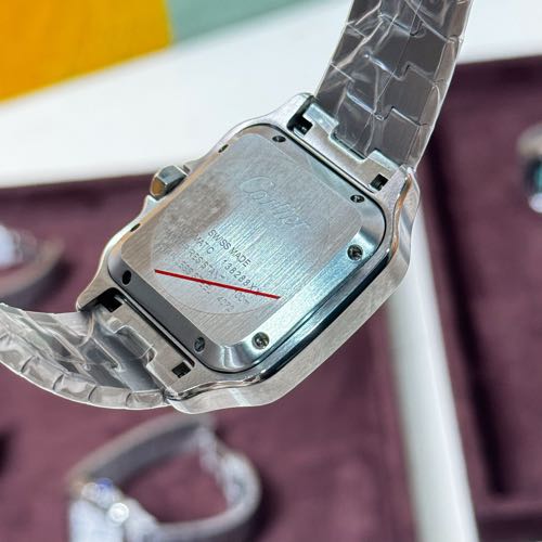 Santos De Cartier Graphite Grey Dial
