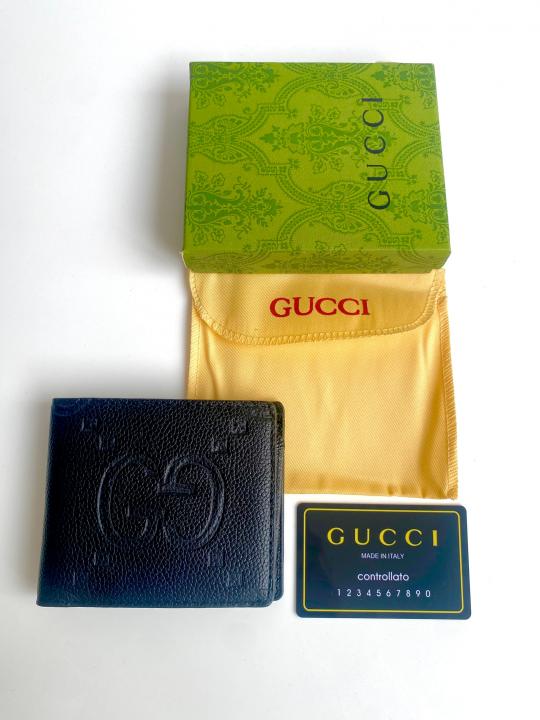 GUCC_I EMBOSE WALLET WID OG ACCESSORIES