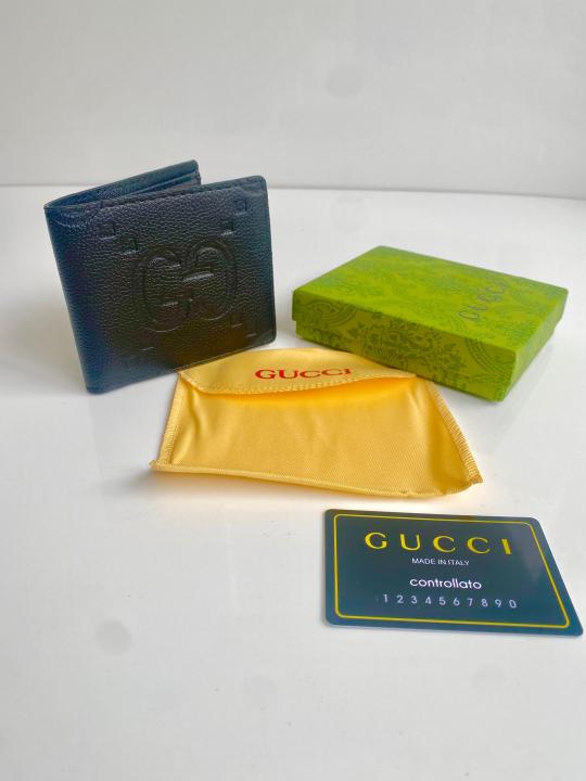 GUCC_I EMBOSE WALLET WID OG ACCESSORIES