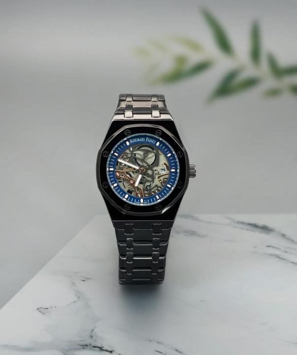 AUDEMARS_PIGUET BLACK BLUE MENS WATCH
